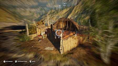 Scout enemy camps using your bird