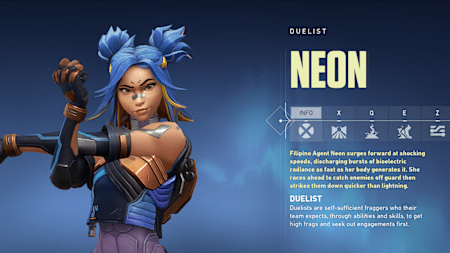 Neon - Duelista en Valorant