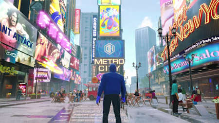 A screenshot of World Tour Mode in Street Fighter 6. 
