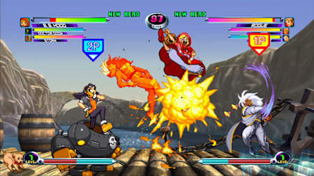 Marvel vs. Capcom 2 offre une action constante