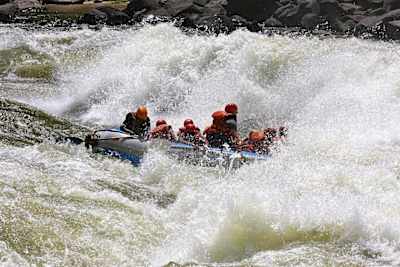 Grade 5 Rafting on the Zambezi River, Victoria Falls.