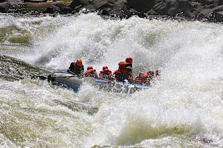 Grade 5 Rafting on the Zambezi River, Victoria Falls.