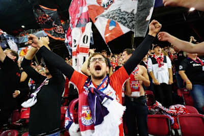 The Red Bull Salzburg crowd.