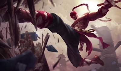 Eine Aufnahme von Lee Sin aus League of Legends, laut Red bull eSports einer der nervigsten Champions im eSports-Spiel.