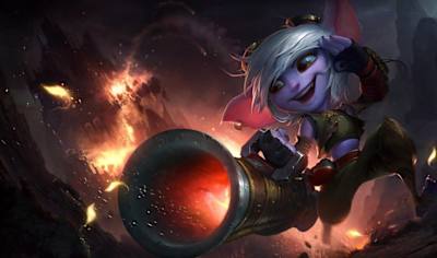 Artwork of the Tristana champion from League of Legends.
