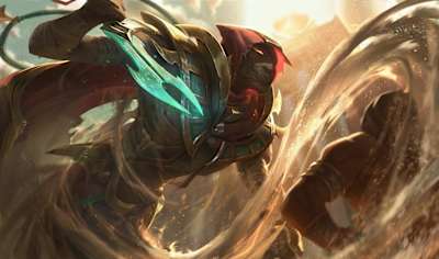 Artwork of Pyke from League of Legends