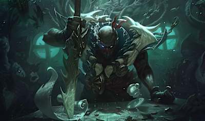 Artwork of Pyke from League of Legends