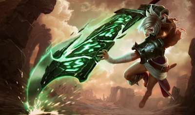 Riven A shot of Riven, one of the most annoying champions in the League of Legends eSports game according to Red bull eSports.