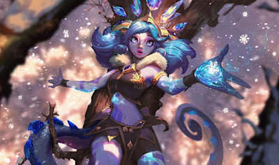 Artwork of Neeko’s Winter Wonder skin