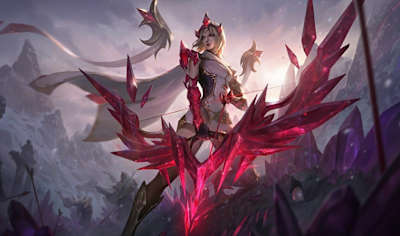 Una imagen de Ashe en League of Legends.