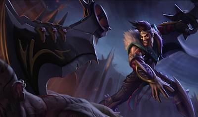 Artwork aus League of Legends zeigt Draven.