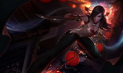 Katarina, l’assassine de League of Legends, est prête à faire un carnage. 