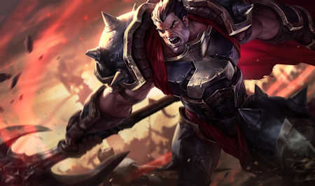 Darius, one of the most annoying champions in the League of Legends eSports game according to Red bull eSports.