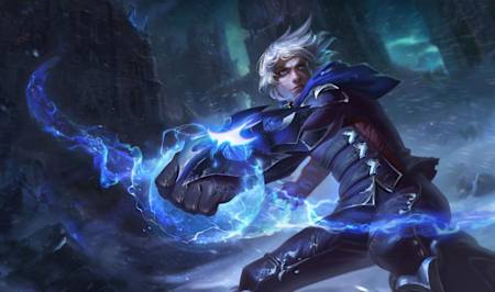Splash art of Ezreal from League of Legends