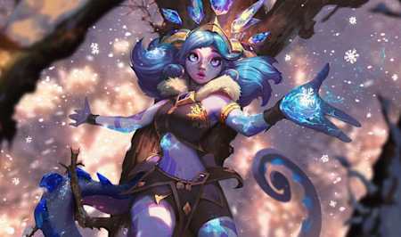 Artwork of Neeko’s Winter Wonder skin