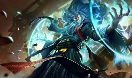 An image of Zillean from League of Legends.