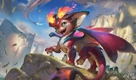 Una imagen de Smolder en League of Legends.
