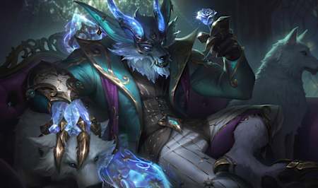 Una imagen de Warwick en League of Legends