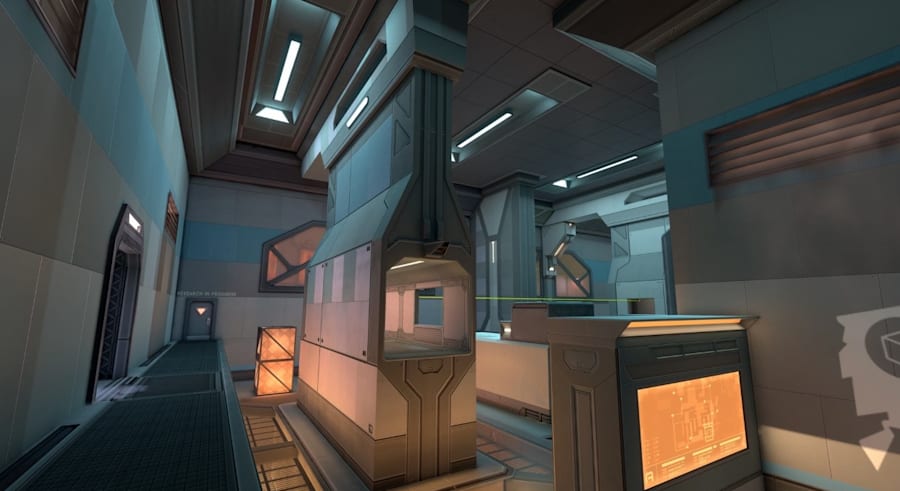 Uma captura de tela do Icebox em Valorant.