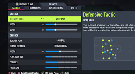 La tactique du 'Mur de l’Atlético' dans FIFA 22