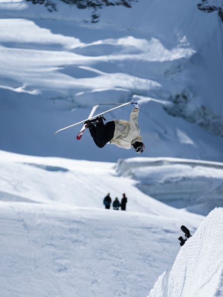 Noah Bowman performs at the Red Bull Performance Camp in Saas Fee, Switzerland on 27 September, 2021.