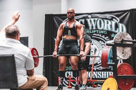 Julian's winning 315kg deadlift at the 2019 Powerlifting World  Champs