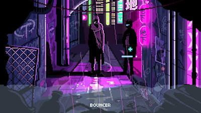 El arte pixelado neo-noir es un estilo visual tan apto para cualquier escenario cyberpunk