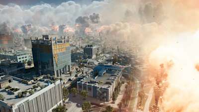 Screenshot aus Battlefield 6 REDSEC zeigt den Feuersturm