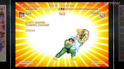 Captura de pantalla de Ultra Street Fighter II.
