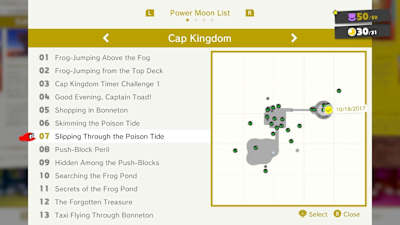 You need to complete the story to get some moons