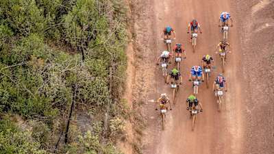Pelotão da frente no XCM