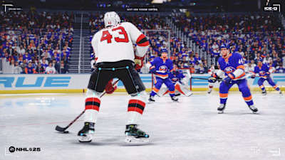 Screenshot aus EA Sports NHL 25 zeigt Next Gen Vision Control