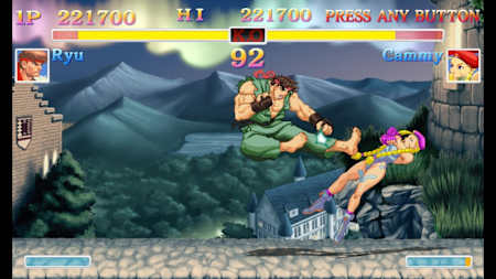 A screenshot of Ultra Street Fighter II video game for the Nintendo Switch.