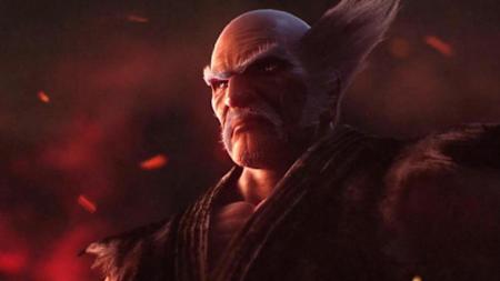 A promotional screenshot of Heihachi in Tekken 7