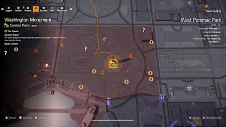 A screenshot from The Division 2 showing the location of the Ghost hunter mask.