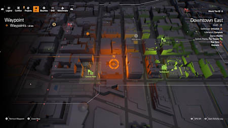 A screenshot from The Division 2 showing the location of the Demon hunter mask.