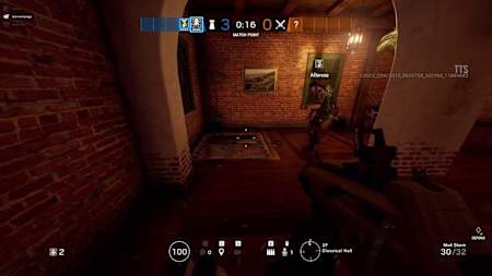 Auf Villa verbindet "90" die Red und Main Stairs