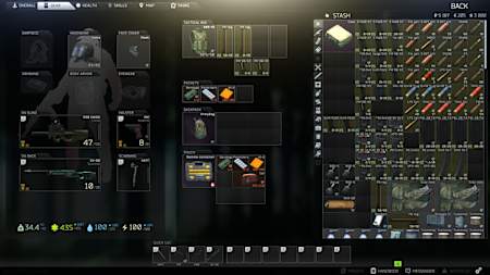 Oyuncuları en çok zorlayan konu tüm malzemeleri aynı envantere sığdırmak