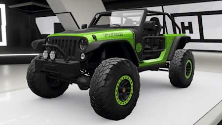 Captura de pantalla del Jeep Trailcat en Forza Horizon 5