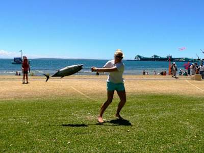Tunarama, lanzamiento de atún