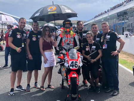 David Salvador - Pole - European Talent Cup Honda NSF 250R -  Jerez - 2018