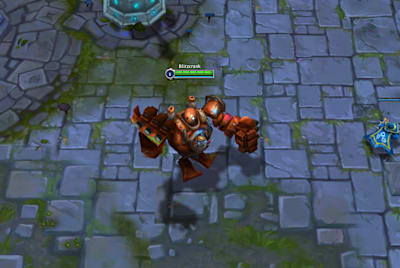 Screenshot aus League of Legends Classic zeigt Blitzcrank