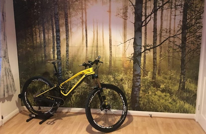 indoor mountain bike storage