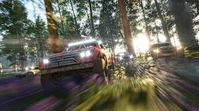 Forza Horizon 4 cars in the forest