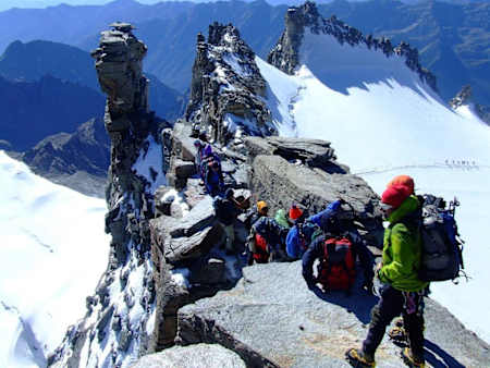 Ein perfektes Aufwärmprogramm für den Mont Blanc?