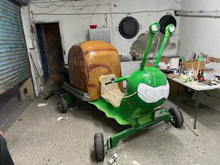 Baba Car, el Auto Loco de Parejos Team para el Gran Premio Red Bull Autos Locos de Madrid.