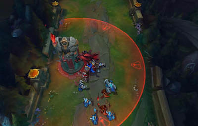 Aprender o alcance de uma torre pode significar sua sobrevivência no LoL
