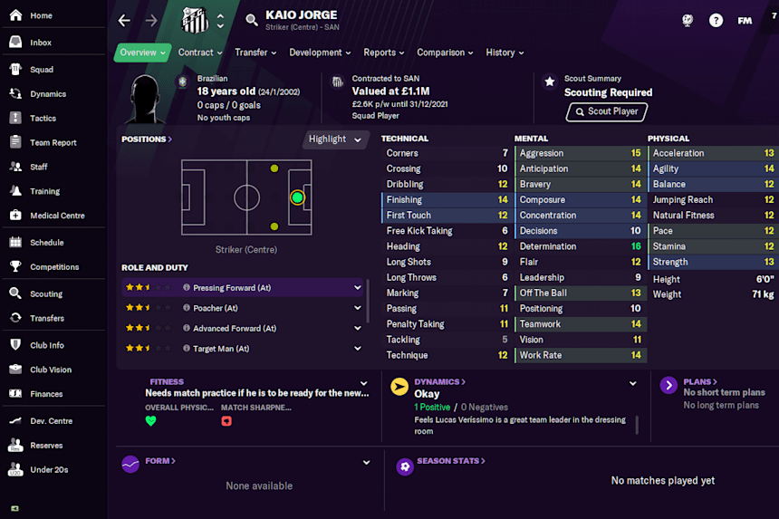 Football Manager 2021 Wonderkids The Best Talents They will be out of reach of all but the most ridiculously. football manager 2021 wonderkids the