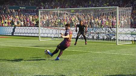 Use controlled shots when you are in the penalty area