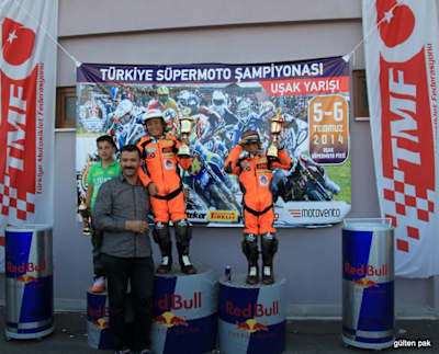 Can Öncü - Winner Turkish Supermoto Championship 85cc - 2014
